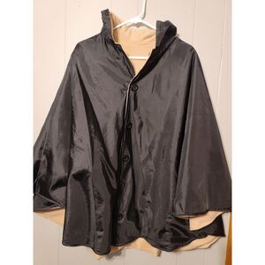 Stylish Lined Hooded Poncho (INV-105)